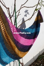 Cheerful Stripes Brioche Shawl by Sandra Schroth-German-Free