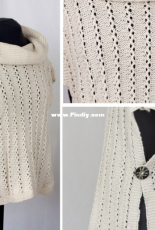 Lana DOro Lady Poncho-Vera Sanon-Cascade Yarns-Free.