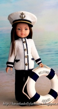 Kasatka Dolls Fashions - Oksana Lifenko - My Captain Outfit