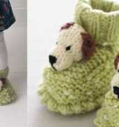 Doggie Booties by Val Pierce-pullout from Cutest Ever Baby Knits,