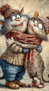 The Cheshire Cats Designs-Cat Tenderness-2