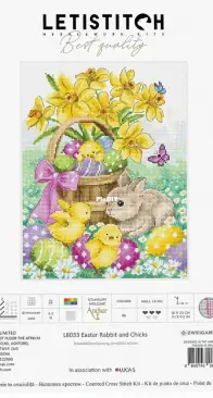 Letistitch L8033 Easter Rabbit and Chicks XSD