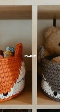 Soft touch Greece - Irini Papounidou - Fox and Wolf Crochet Basket