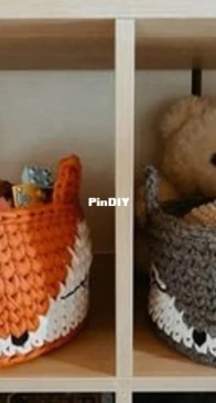 Soft touch Greece - Irini Papounidou - Fox and Wolf Crochet Basket