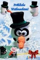 Sanis-Fitzereien - Sandra Schlehahn -  A ball snowman - German - Free