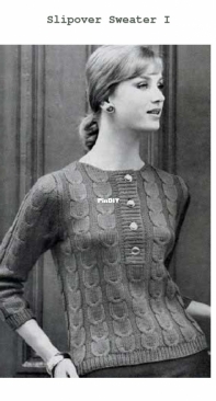 Slipover Sweater  1 American Thread Company free