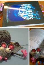 Crochet Rat Bookmark