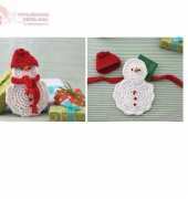 Lily Sugar’n Cream - Snow Man Gift Card Cozy