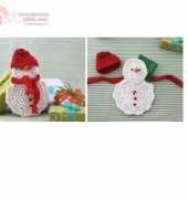 Lily Sugar’n Cream - Snow Man Gift Card Cozy