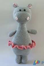 Little Happy Crochet - Oda the Hippo - Danish