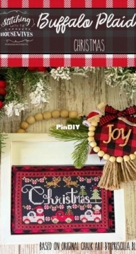 Stitching With the Housewives - Buffalo Plaid Christmas