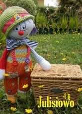 Julisiowo - Julio Toys - Monika Miszczuk - Crochet doll Clown Luis - Russian