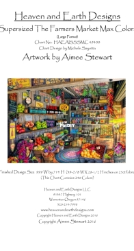 HAED HAEAISSSMC 49400 Supersized The Farmers Market Max Colors by Aimee Stewart SAGA