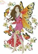 Butterfly Fairy by Lesley Teare from Cross Stitch Crazy 205