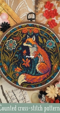 Stitching Land - Art Nouveau Fox  XSD + PCS