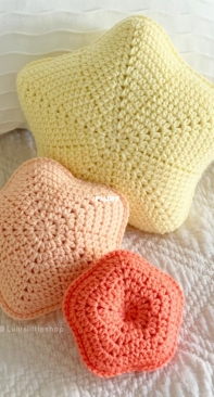 luluslittleshop - Star Puff Pillow - English