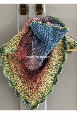 Gwen Kok - Crochet Marl Shawl - Free
