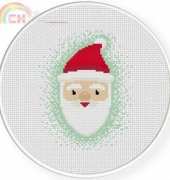 Daily Cross Stitch - Happy Santa