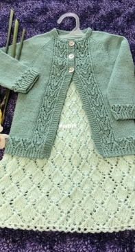 Spring leaf cardigan by Anne B Hanssen