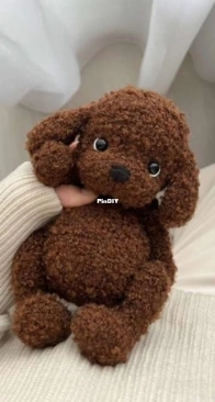 Funny Rabbit Toys - Daria Toys - Mishuta Shop - Alena / Daria Konurkina - Дарья Конуркина - Bari the Poodle - Пудель Бари - Russian