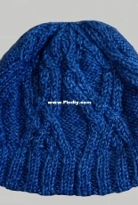 Cable Hat by Madeline Nancy-Free