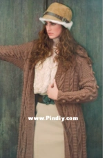 Burda Verena Knitting Aran Coat / FREE