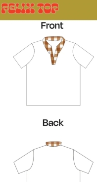 Spaghetti Western Sewing - Felix Top Size 3XS- 3XL