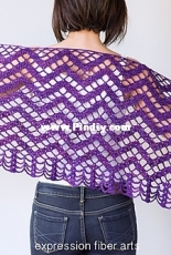 Expression Fiber Arts - Kristina Smiley  -  Date Night Wrap Shawl
