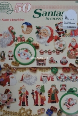 American School of Needlework ASN 3616 - 50 Santas