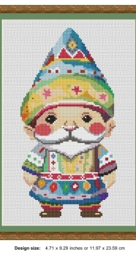 TidyPatterns - Colorful Watercolor Gnome - Mohamed Amine Zribi