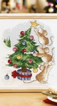 Christmas Mice by Margaret Sherry from The World of Cross Stitching TWOCS 261 PCS + XSD