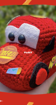 Vaquita Crochetera - Vaquita - Lightning McQueen - Rayo McQueen - Spanish