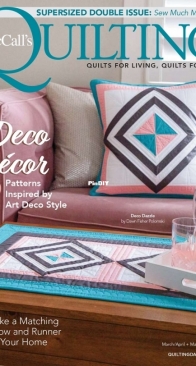 McCalls Quilting - Supersized Double Issue -  March-April-May-June 2024