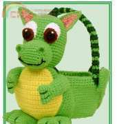 TD Creations 7340 - Dragon Easter Basket