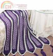 Annies Attic EAC0353 - Caroline Christmas - Southwest Mile-a-Minute Afghan