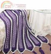 Annies Attic EAC0353 - Caroline Christmas - Southwest Mile-a-Minute Afghan