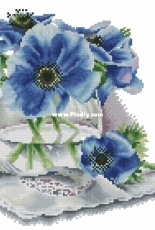 Blue Anemones by Anastasiya Moshkina XSD