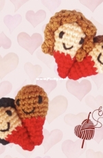 Eu quero croche - Adriana Gori - Valentines heart - Free