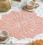 Judy Teague Treece - Pink Blush Doily - Free
