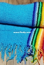 Thirteens rainbow Scarf by Magic Sheep-Free