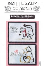 Brittercup Designs CP32 Britty Kitty Monthly Series January-February PCS + XSD