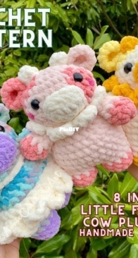 Annie Carraway Art - Annie Carraway - Little Flower Cow Plushies