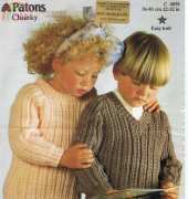 Patons Chunky C4058-Sweaters