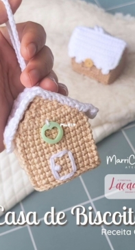 Marri Criativa Atelie - Mariane Pereira - Gingerbread House - Casa de Biscoito - Portuguese - Free