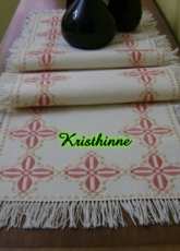 table runner ponto reto