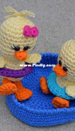 Furls Crochet - Amidorable Crochet - Jackie Laing - Ami Poolside Duckies - Free