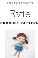 Oche Pots - Clare Cooper - Evie - Quirky Cute Doll Collection