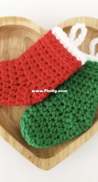 Stitch by Fay - Fay Lyth - Mini Christmas Stocking Pattern - Free