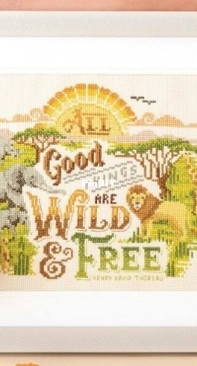 Wild & Free by Emma Congdon from Cross Stitch for the Earth PCS + XSD