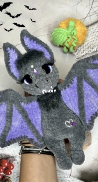 Mazurenko Toys - Evgenia Mazurenko - Евгения Мазуренко - Bat Fly - Мышка Фрай - Russian